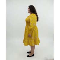 Smocked Midi Dress