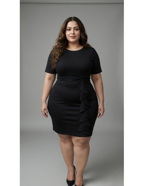 Ruffle Bodycon Dress