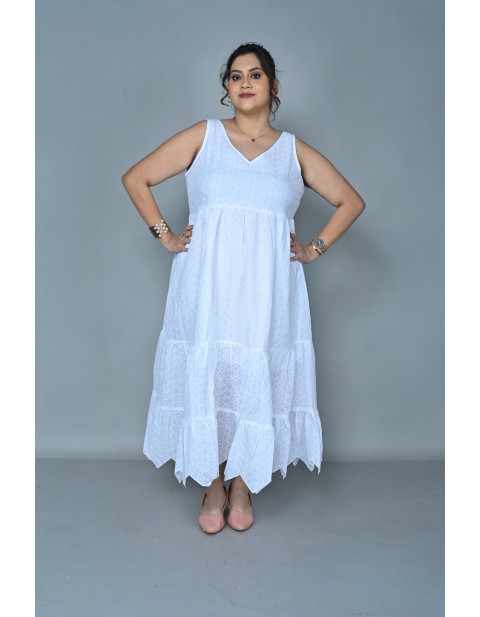 Relaxed Fit Hakoba Maxi Dress