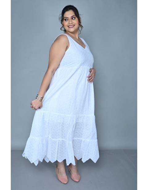 Relaxed Fit Hakoba Maxi Dress