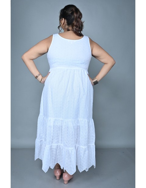 Relaxed Fit Hakoba Maxi Dress
