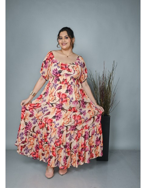 Blossom Breeze Tiered Maxi Dress