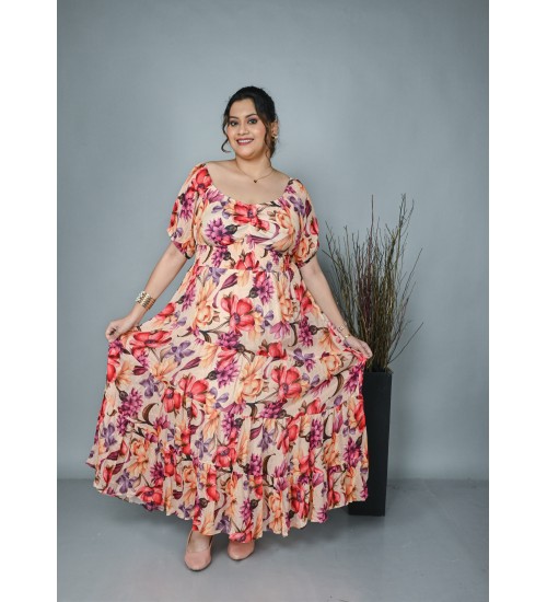Blossom Breeze Tiered Maxi Dress