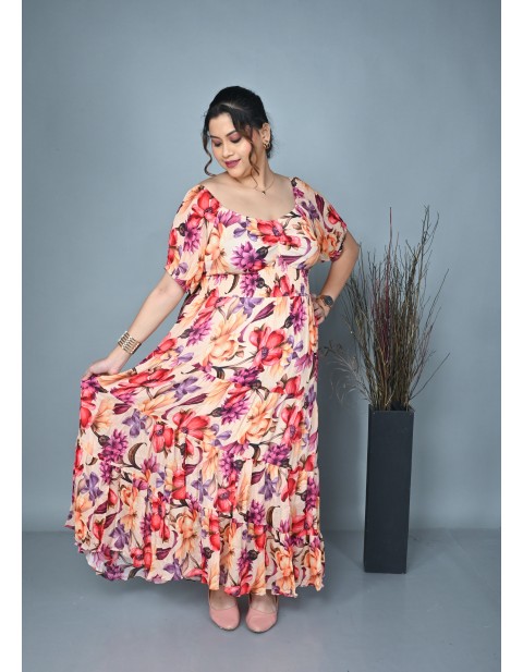 Blossom Breeze Tiered Maxi Dress