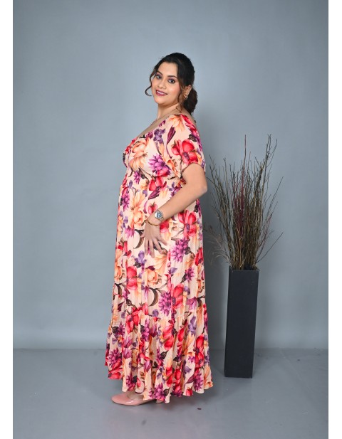 Blossom Breeze Tiered Maxi Dress