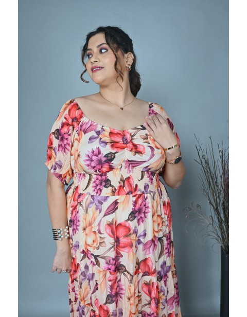 Blossom Breeze Tiered Maxi Dress
